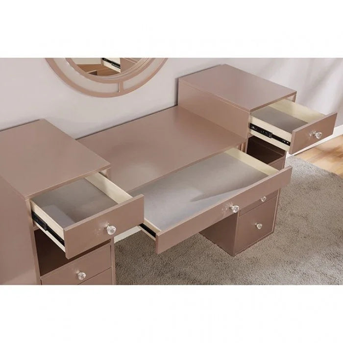 Brand New Vanity with Stool & LED Mirror (2 Colors)