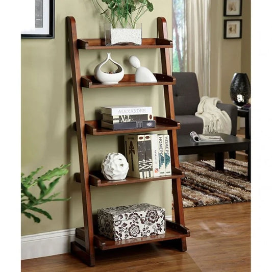 Brand New Antique Oak Ladder Shelf