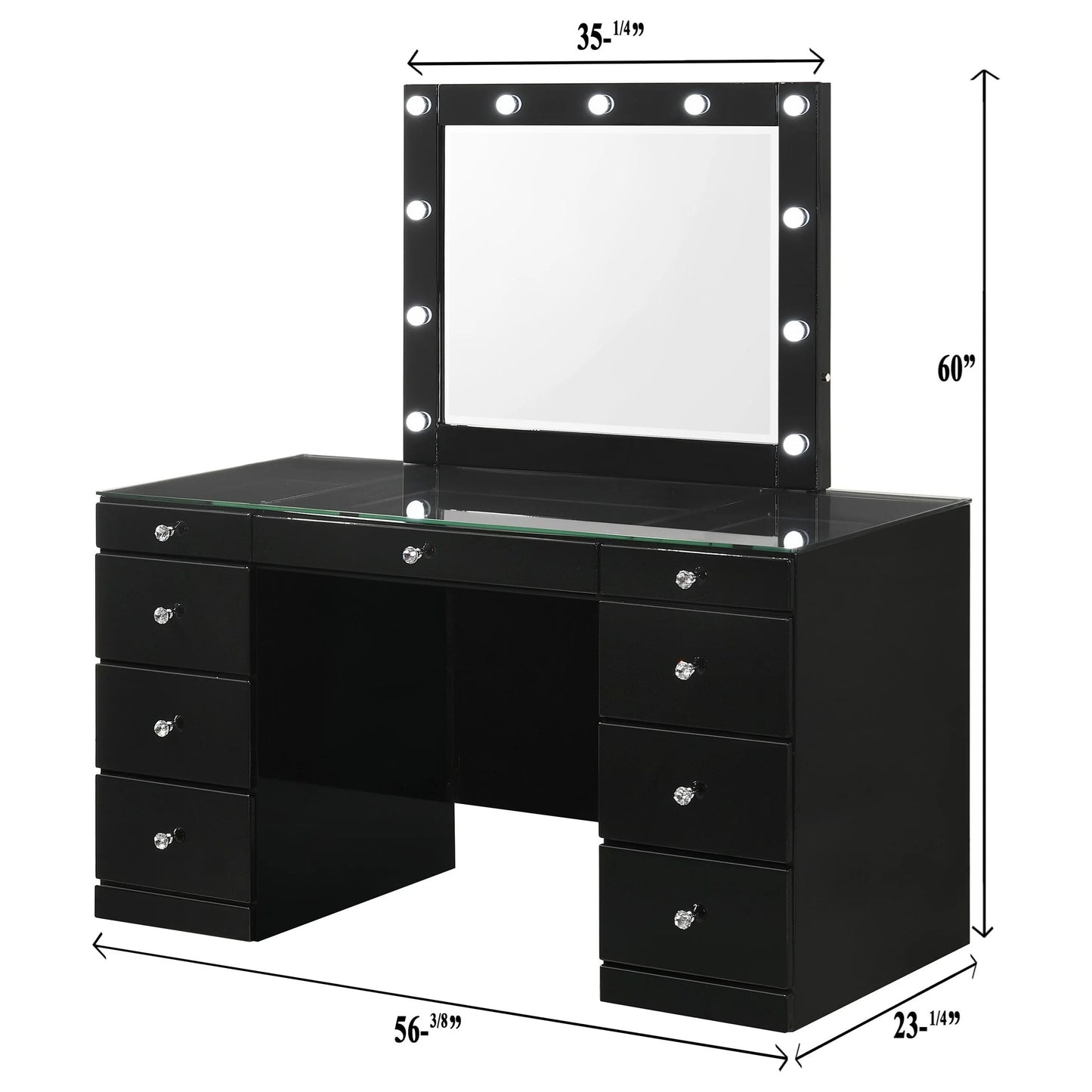 Brand New Wood Vanity with Mirror (2 Colors)
