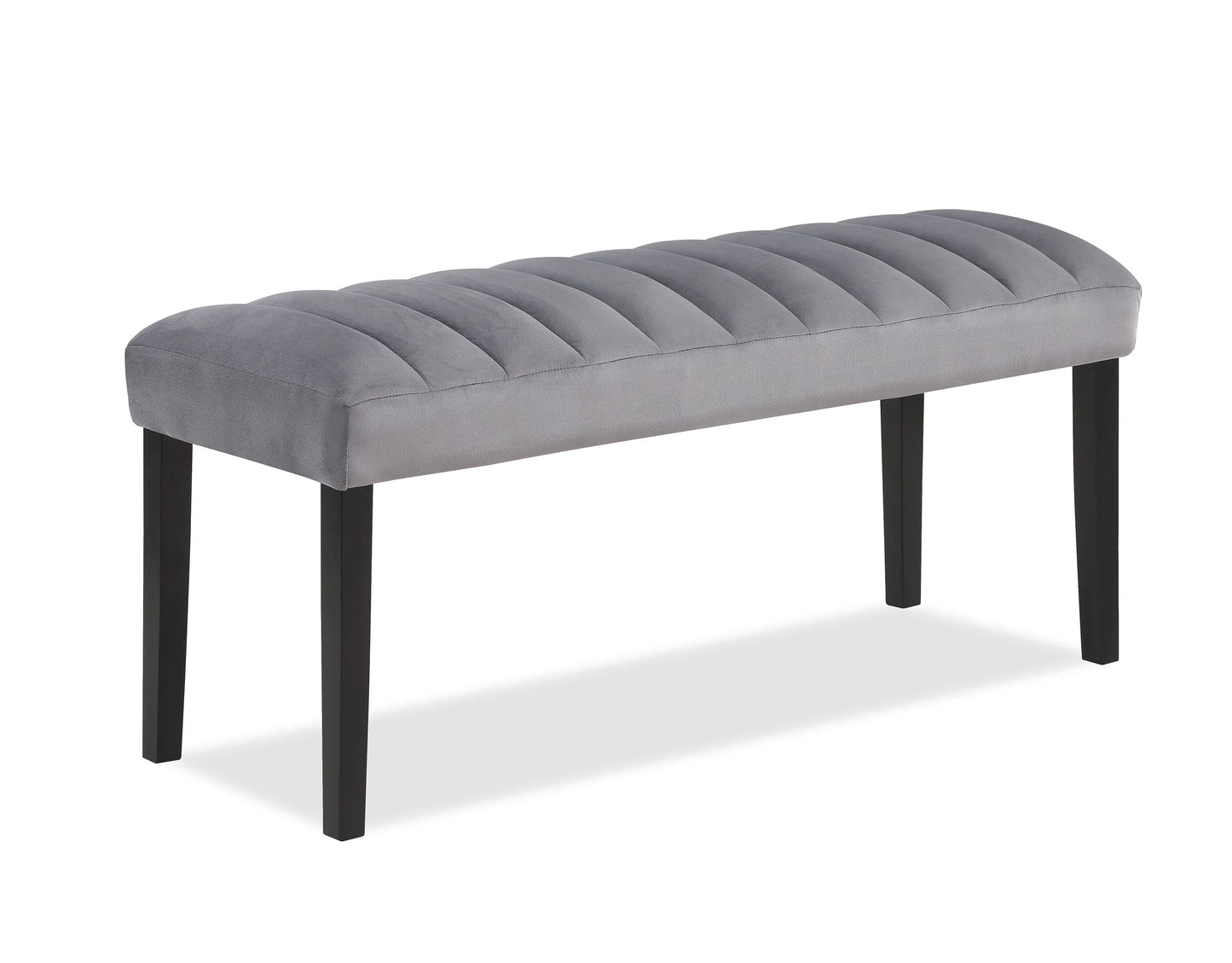 Brand New Upholstered Dining Bench with Channel-Tufting
