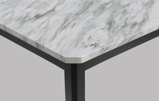 Brand New Dining Table with Faux Marble Top