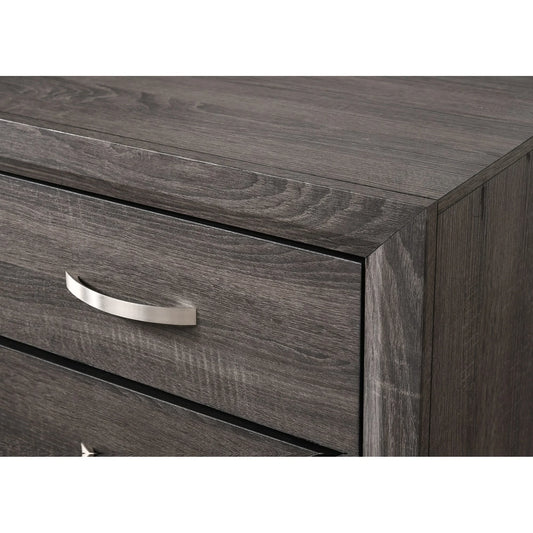 Brand New Grey 2 Drawer Nightstand