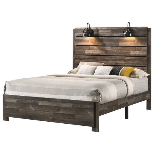 Brand New 4pc Rustic Brown 4pc Bedroom Set (Queen or King)