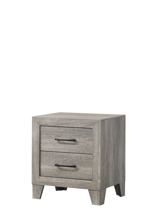 Brand New Grey 2 Drawer Nightstand