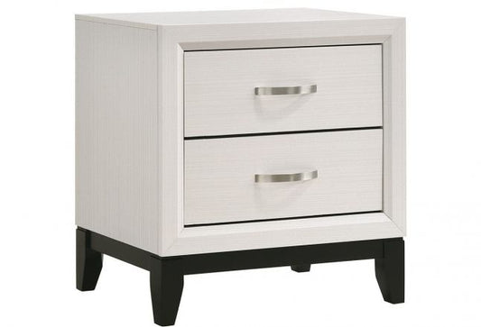 Brand New White/Black Nightstand