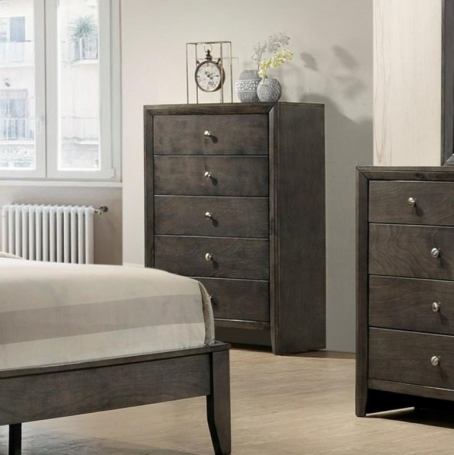 Brand New Grey Tall Chest