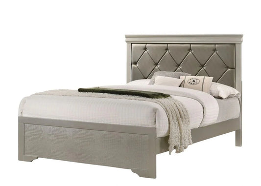 Brand New Silver Bed (4 Sizes)