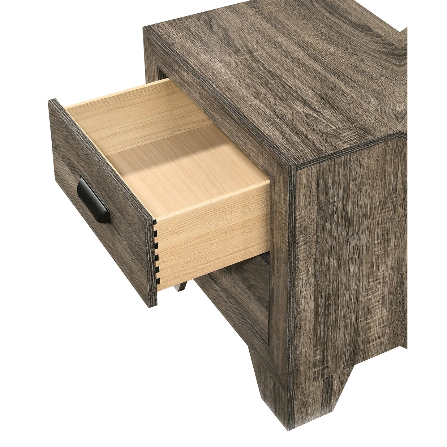Brand New 2 Drawer Brown Nightstand