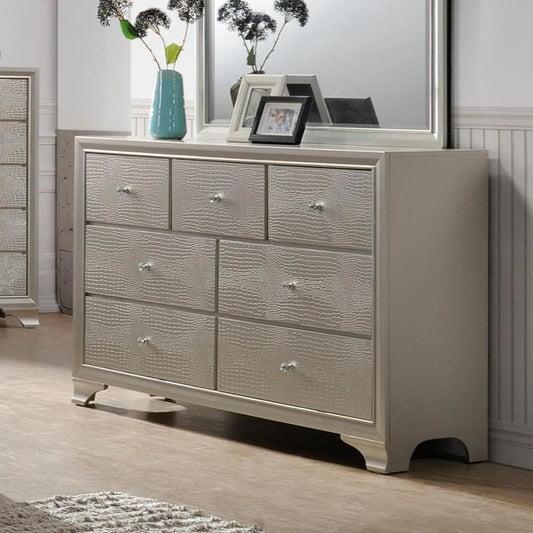 Brand New Champagne Dresser w/Optional Mirror