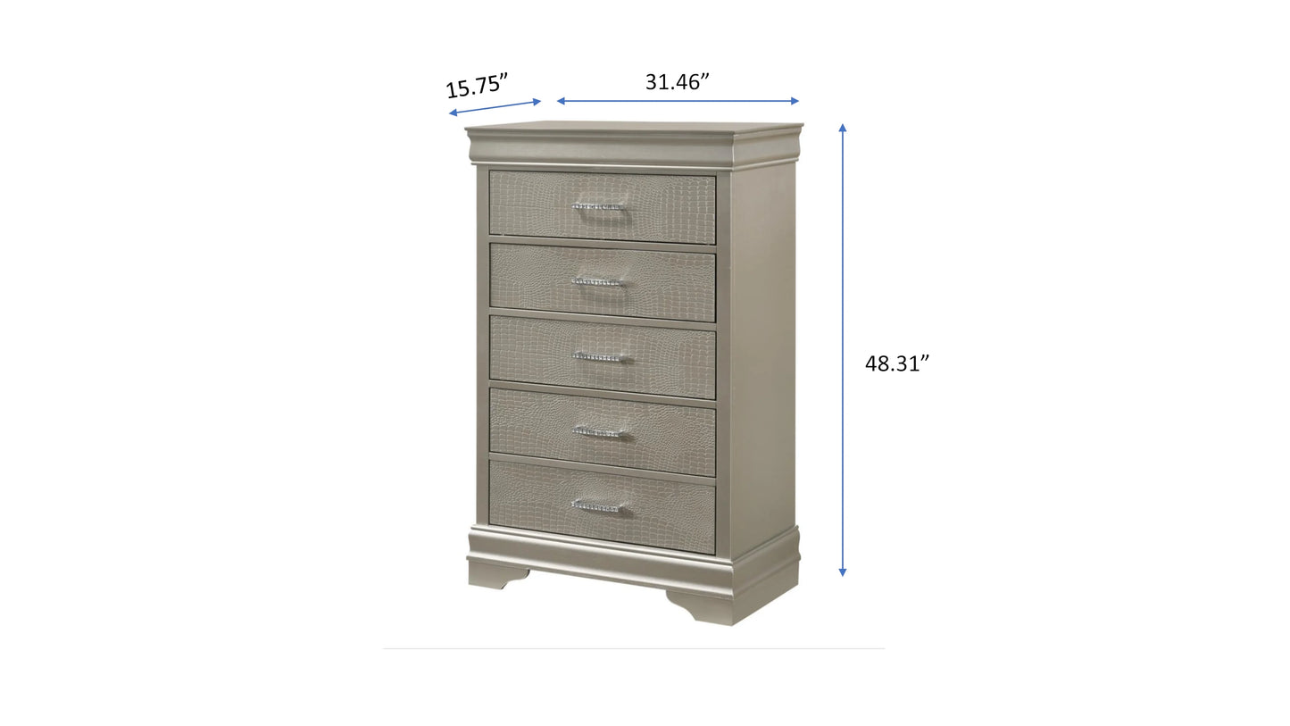 Brand New 4pc Bedroom Set (4 Sizes)
