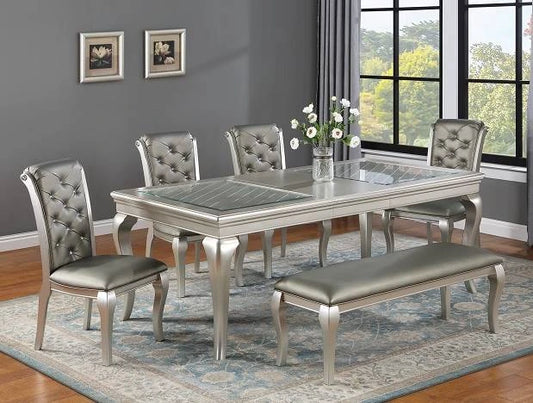 Brand New 6pc Champagne Color Dining Set
