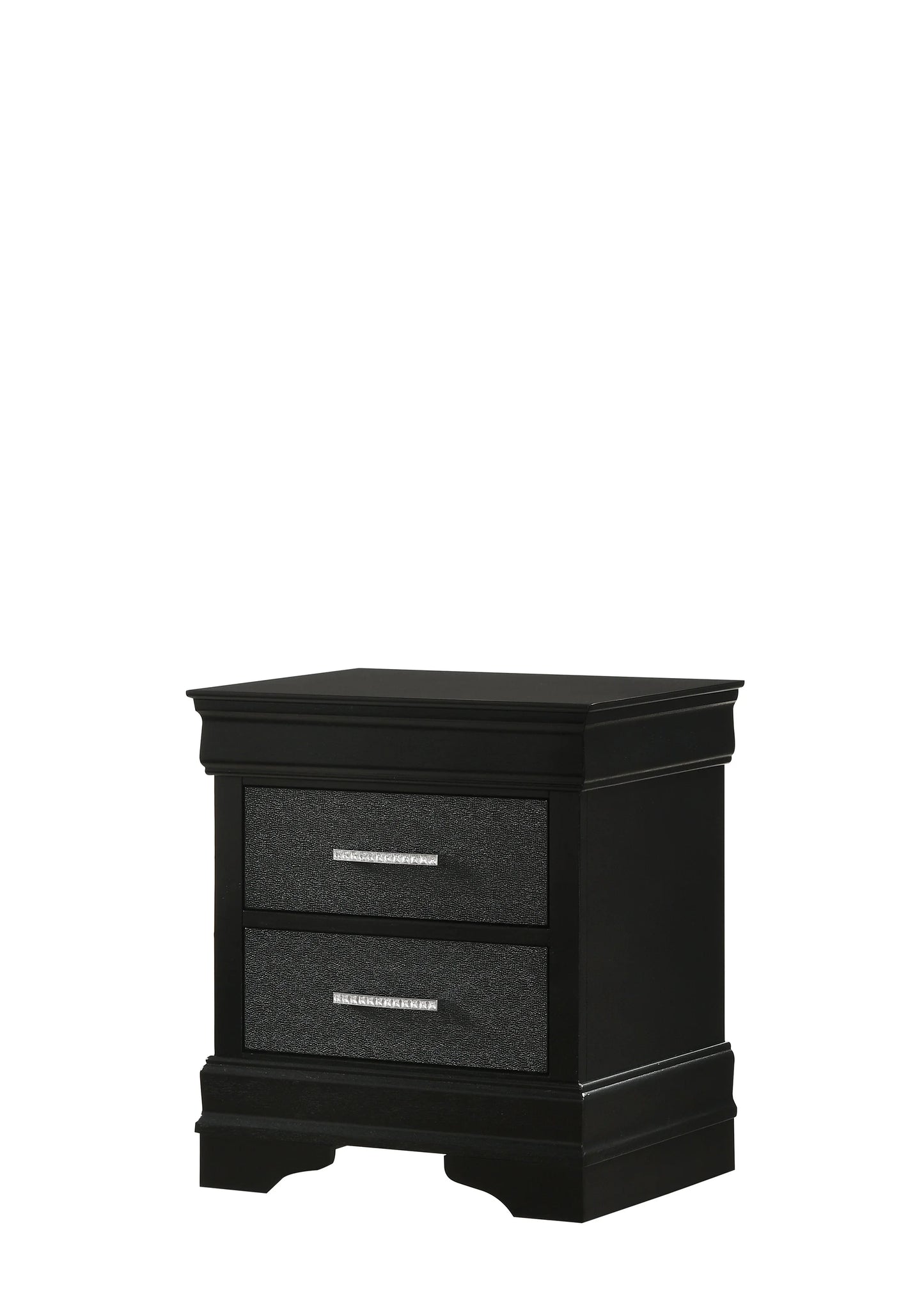 Brand New Black 4pc Bedroom Set (4 Sizes)
