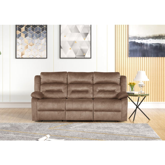 Brand New Fabric Manual Reclining Sofa (3 Colors)