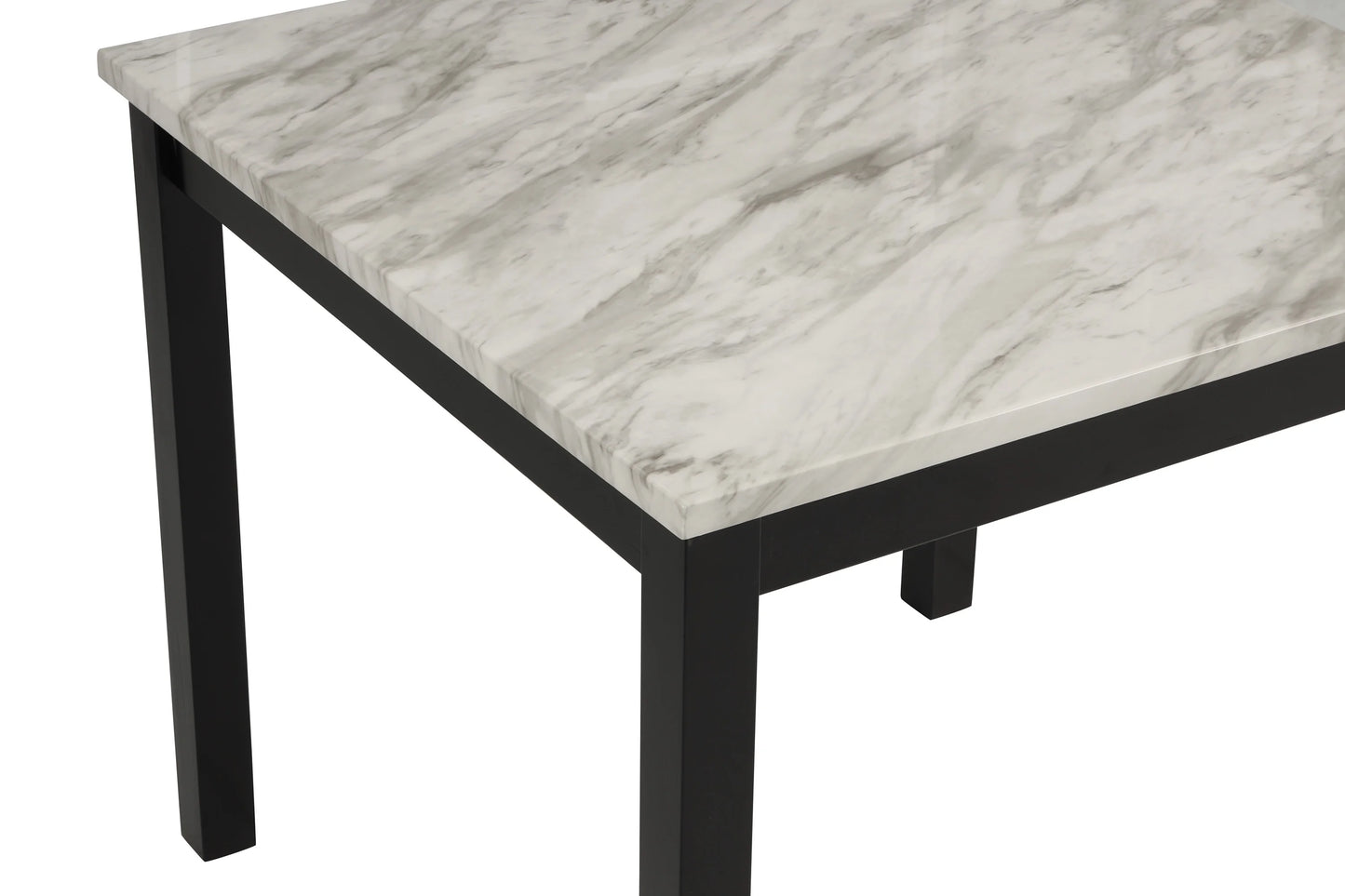 Brand New 5pc BK/WH Counter Height Dining Set