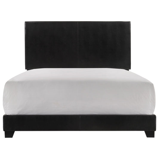 Brand New Black Faux Leather Bed (All Sizes)