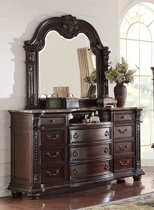 Brand New 4pc Cherry Bedroom Set (Queen or King)