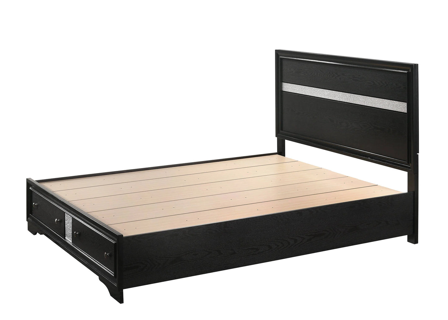 Brand New Black Storage Bed (Queen or King)