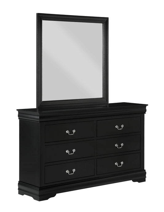 Brand New 6 Drawer Black Dresser (Optional Mirror)