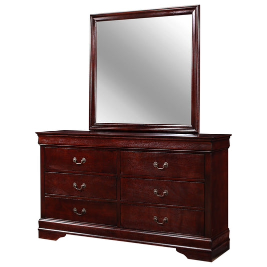 Brand New 6 Drawer Cherry Dresser (Optional Mirror)