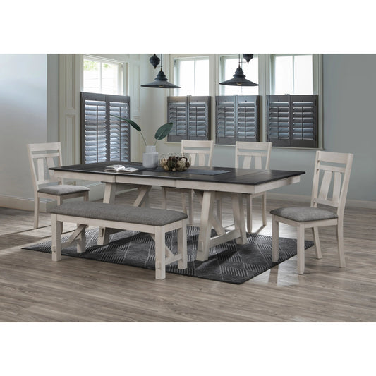 Brand New 6pc 2-Tone Dining Set