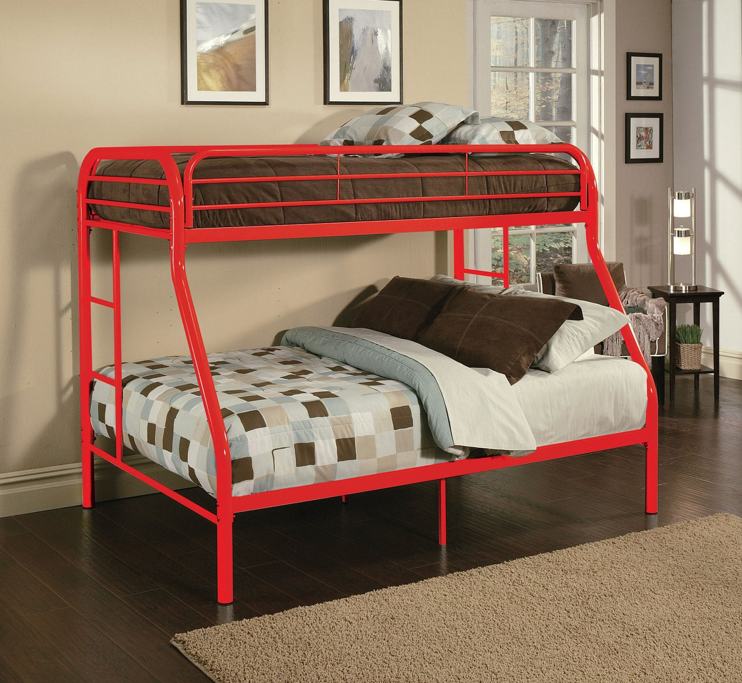 Brand New Twin/Full Metal Bunkbed (4 Colors)