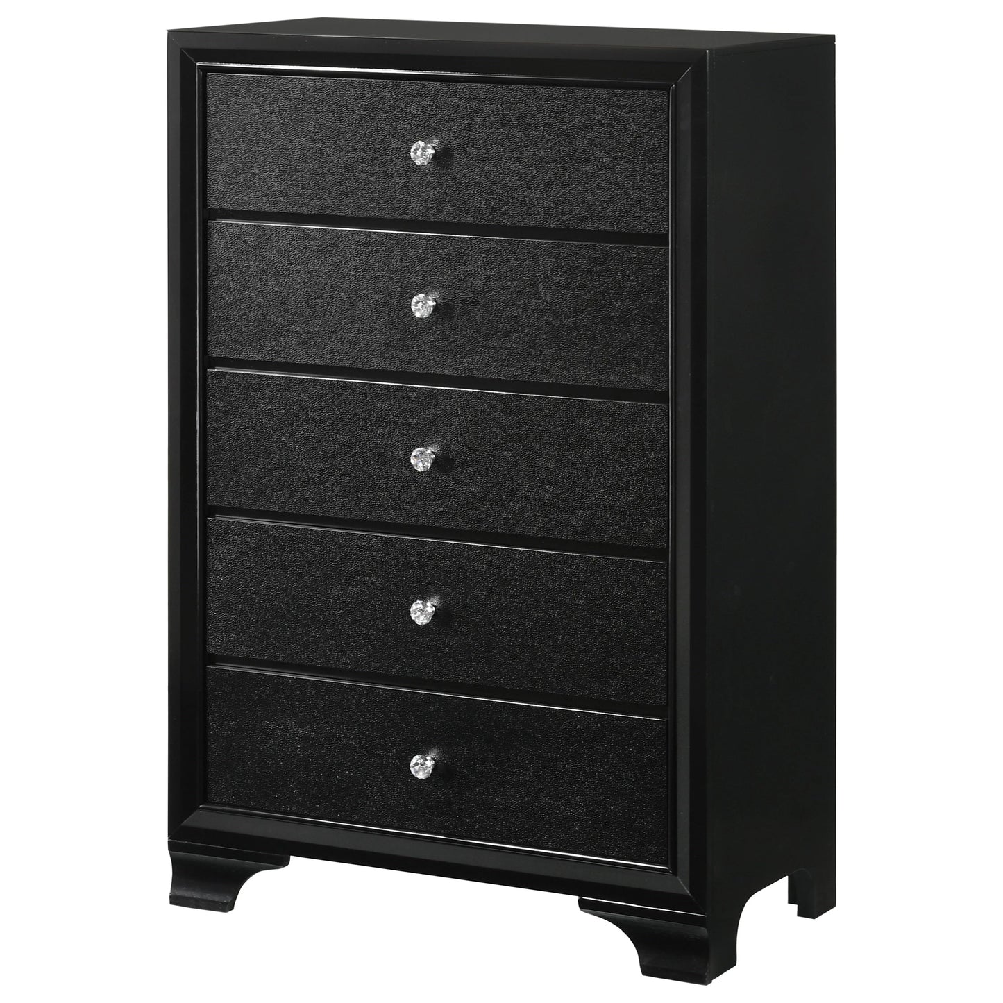 Brand New Black 4pc Bedroom Set with LED Headboard (4 Sizes)