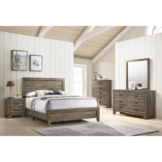 Brand New 4pc Brown Bedroom Set (4 Sizes)