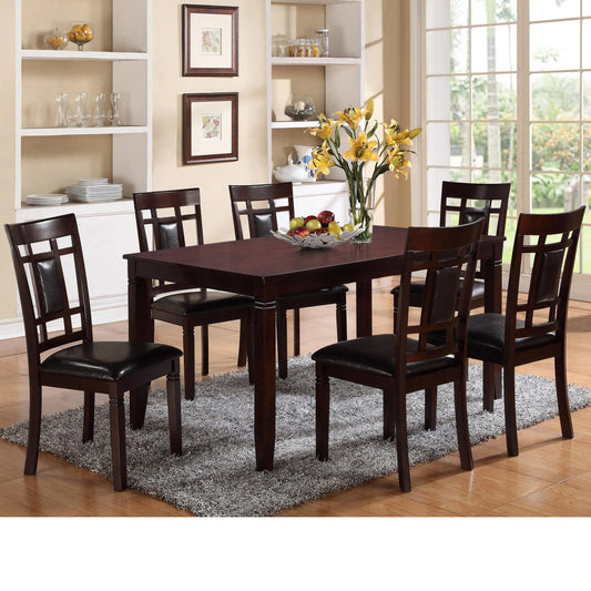 Brand New 7pc Espresso Dining Set